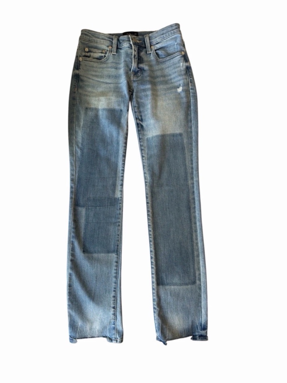 Lucky Brand Women's Blue Stretch Straight Leg Jeans Size 0/25